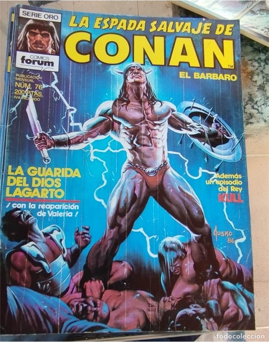 C&oacute;mics: LA ESPADA SALVAJE DE CONAN FORUM SERIE ORO N.&ordm; 76 - Foto 1