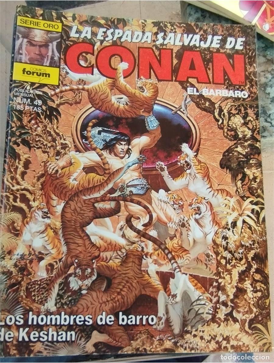 C&oacute;mics: LA ESPADA SALVAJE DE CONAN FORUM SERIE ORO N.&ordm; 49 - Foto 1