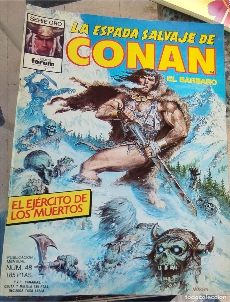 C&oacute;mics: LA ESPADA SALVAJE DE CONAN FORUM SERIE ORO N.&ordm; 48 - Foto 1
