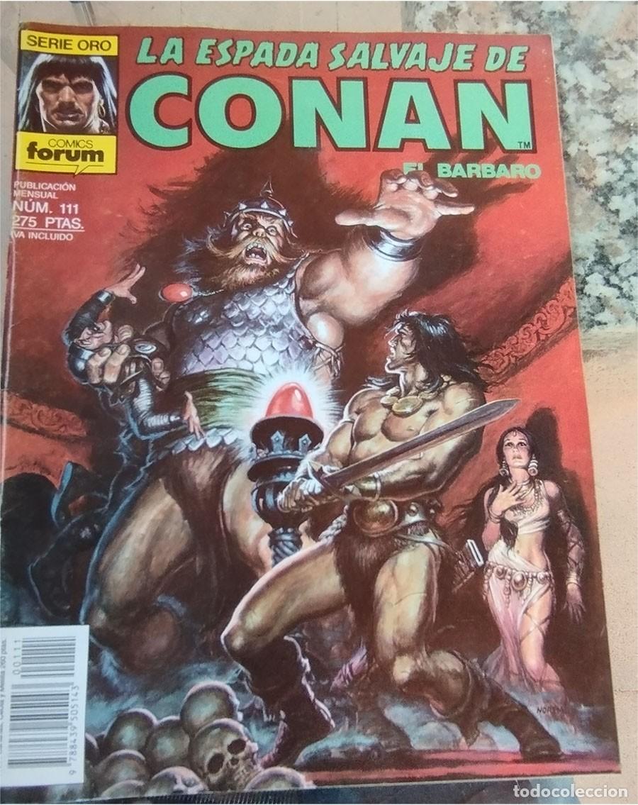 C&oacute;mics: LA ESPADA SALVAJE DE CONAN FORUM SERIE ORO N.&ordm; 111 - Foto 1