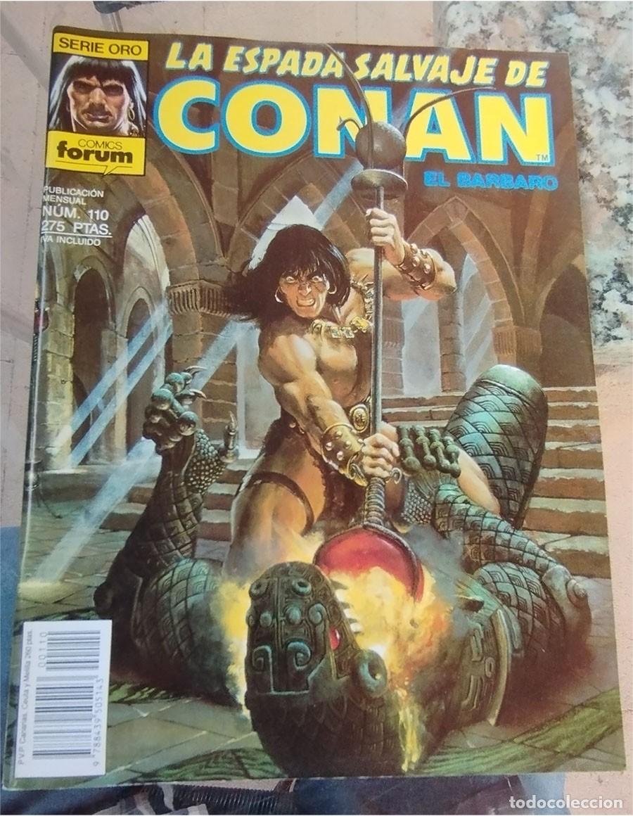 C&oacute;mics: LA ESPADA SALVAJE DE CONAN FORUM SERIE ORO N.&ordm; 110 - Foto 1