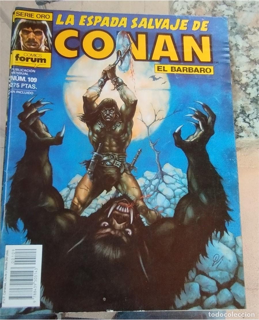 C&oacute;mics: LA ESPADA SALVAJE DE CONAN FORUM SERIE ORO N.&ordm; 109 - Foto 1