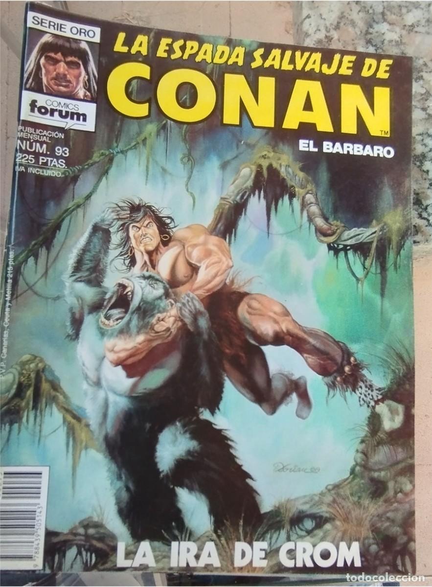C&oacute;mics: LA ESPADA SALVAJE DE CONAN FORUM SERIE ORO N.&ordm; 93 - Foto 1