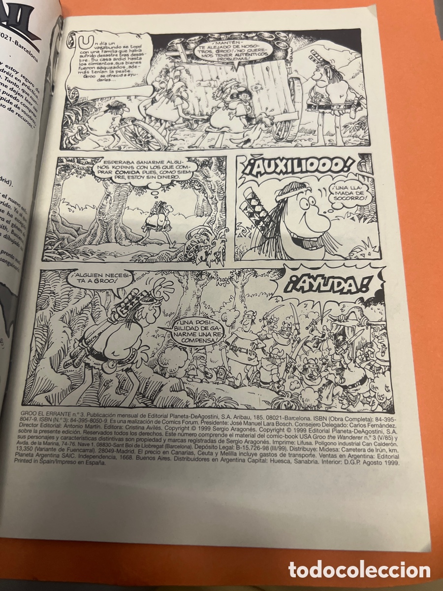 C&oacute;mics: T1/C2/12. C&Oacute;MIC - Groo El Errante 3 - Sergio Aragones - N&Uacute;M 3 - Foto 3