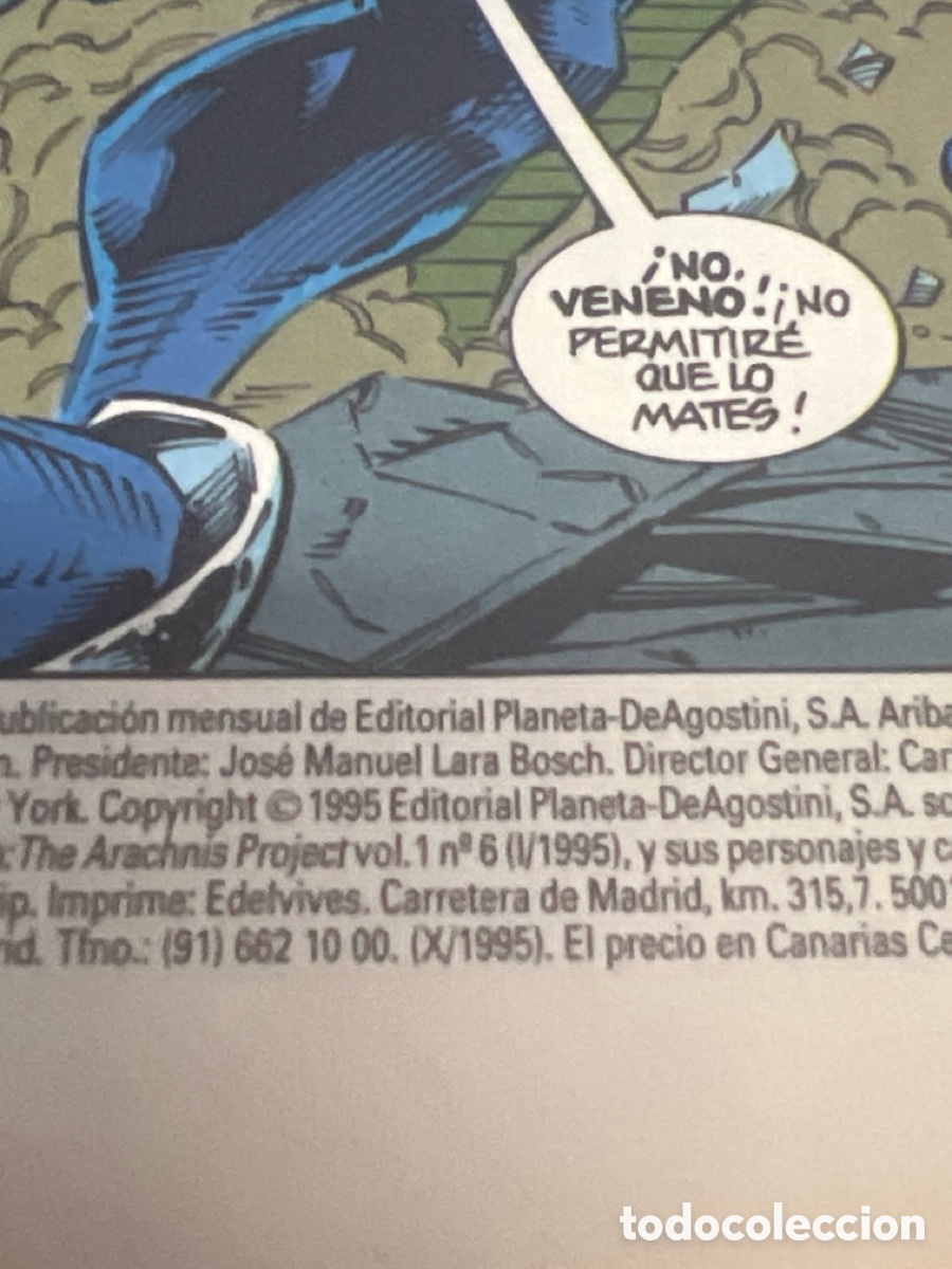 C&oacute;mics: T1/C2/54. C&Oacute;MIC SPIDERMAN: PROYECTO ARACHNIS - N&ordm; 6 de 6 - - Foto 3