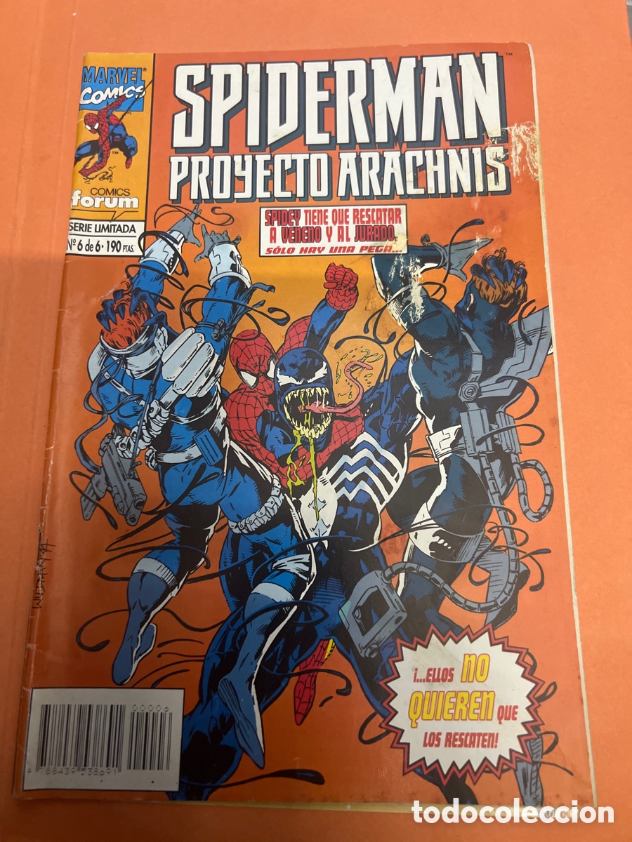 C&oacute;mics: T1/C2/54. C&Oacute;MIC SPIDERMAN: PROYECTO ARACHNIS - N&ordm; 6 de 6 - - Foto 1