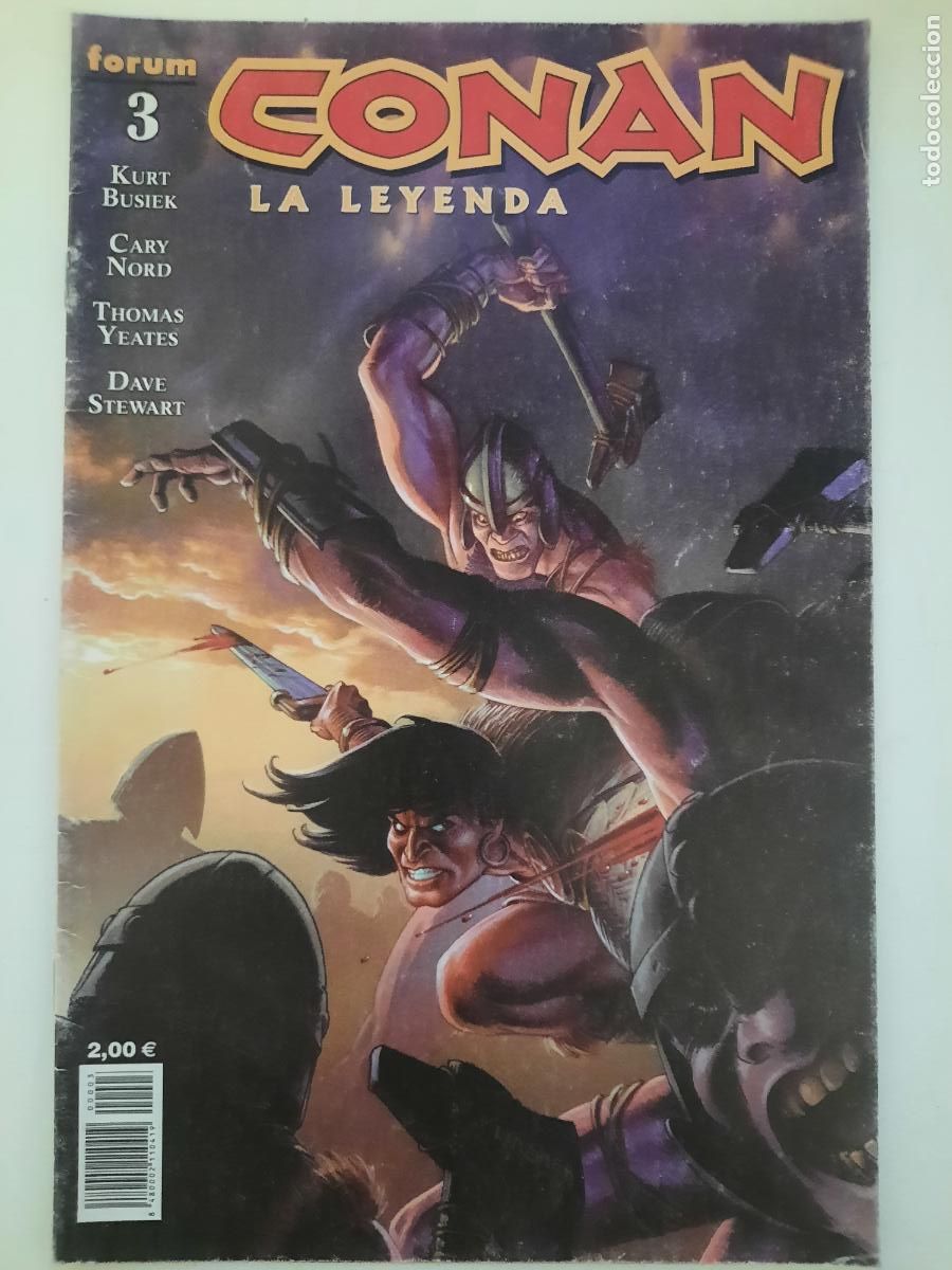 C&oacute;mics: CONAN, LA LEYENDA N&ordm; 3 - ED. FORUM - Foto 1