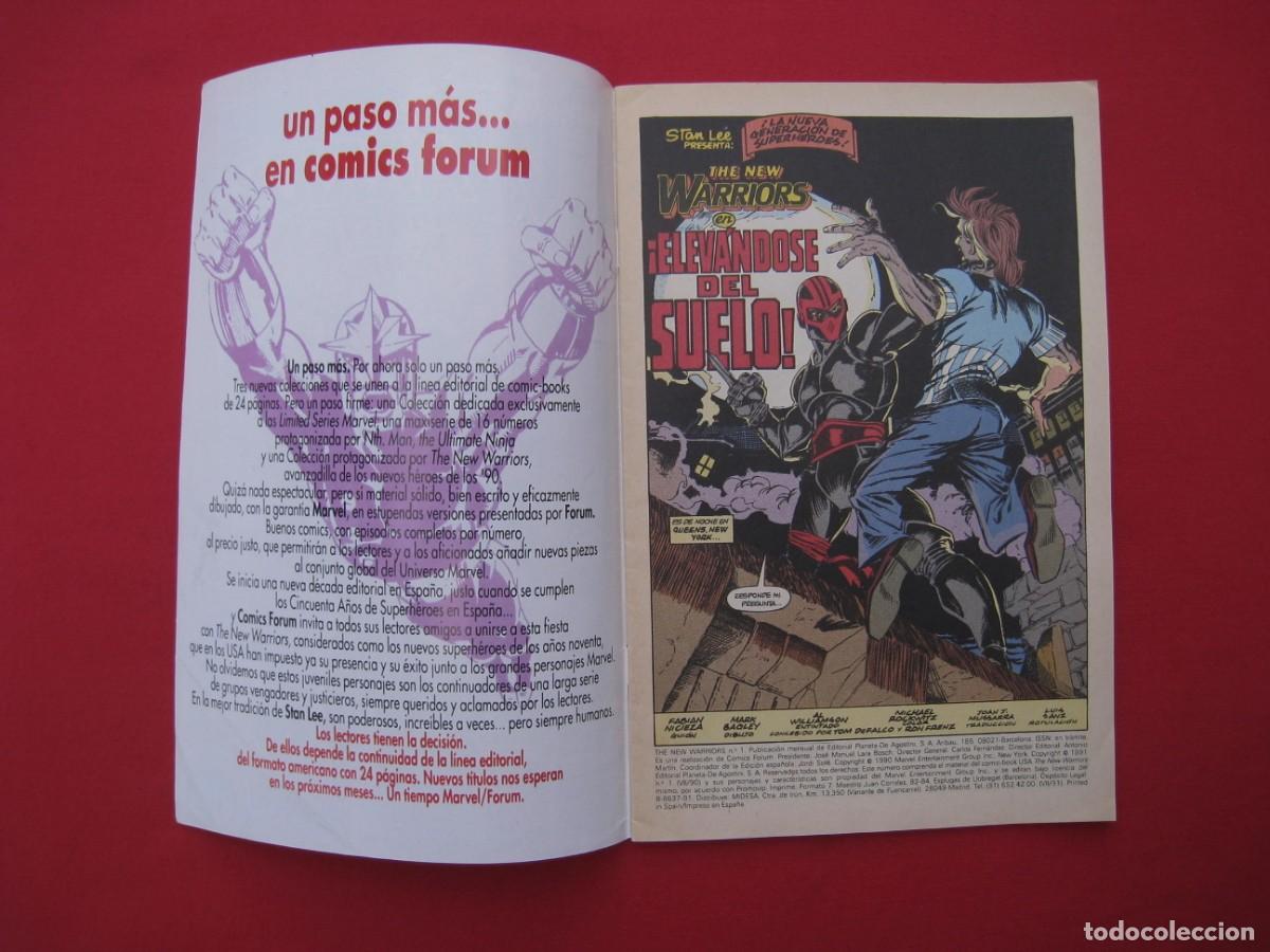 C&oacute;mics: THE NEW WARRIORS - N&ordm; 1 - FORUM. - Foto 6