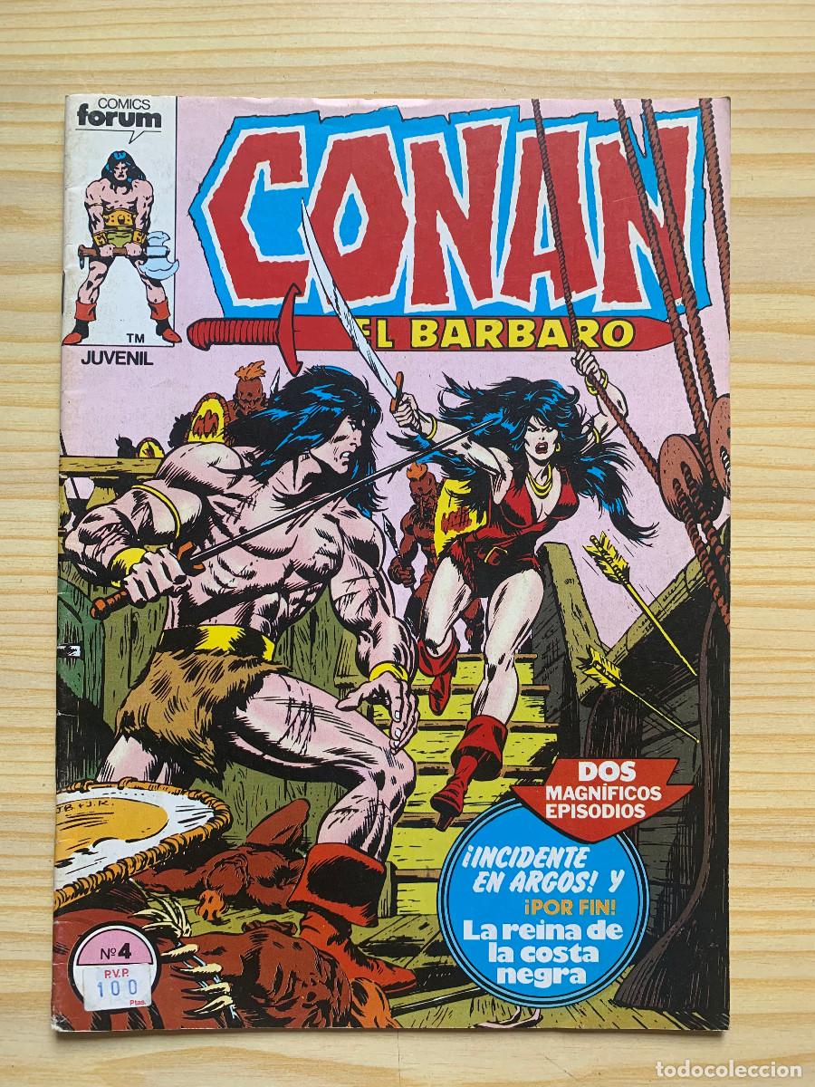 C&oacute;mics: Conan el B&aacute;rbaro n&ordm; 4 - Excelente Estado - Foto 1