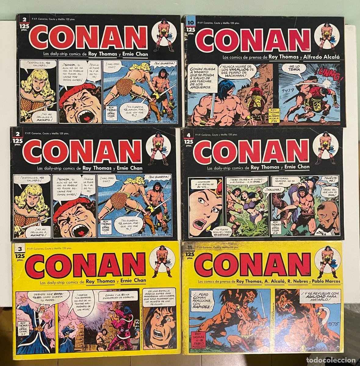 C&oacute;mics: CONAN c&oacute;mics FORUM lote de 6 n&uacute;meros - Foto 1