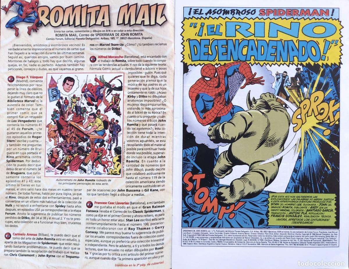 C&oacute;mics: Spiderman de John Romita N&ordm; 5 - C&oacute;mics Forum 1999 - Foto 2