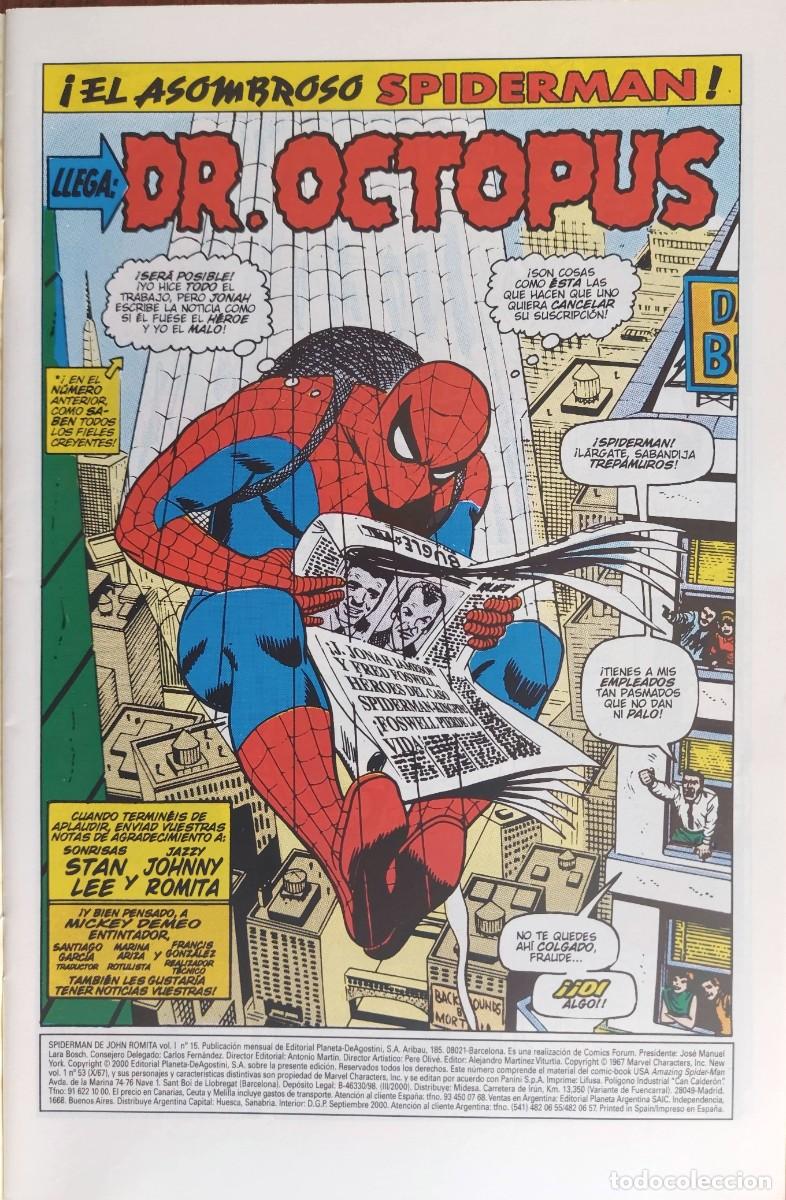 C&oacute;mics: Spiderman de John Romita N&ordm; 15 - C&oacute;mics Forum 2000 - Foto 2