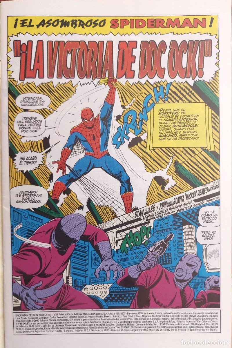 C&oacute;mics: Spiderman de John Romita N&ordm; 17 - C&oacute;mics Forum 2000 - Foto 2