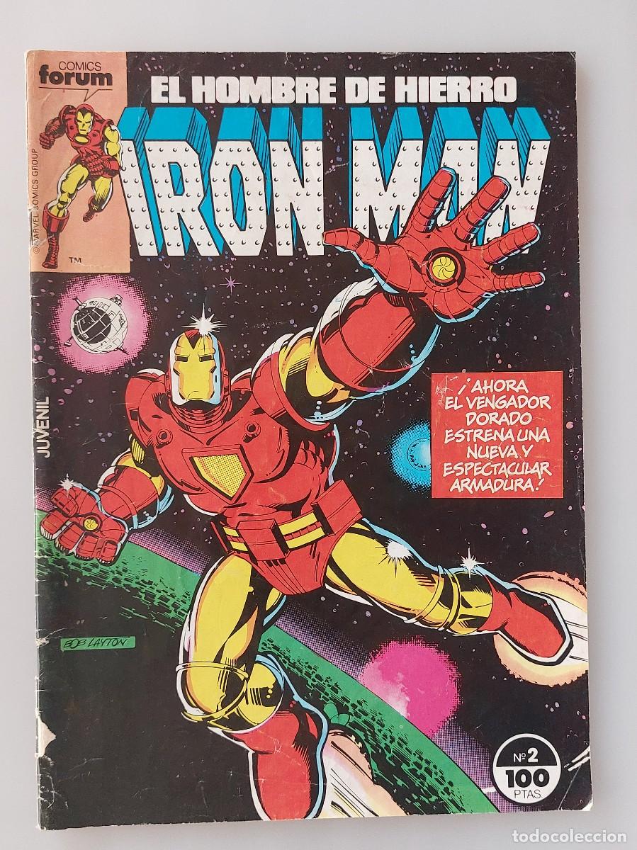 C&oacute;mics: LOTE 3 COMICS - IRON MAN - VOL 2- NUMEROS 2, 7 Y 12 - FORUM - Foto 1