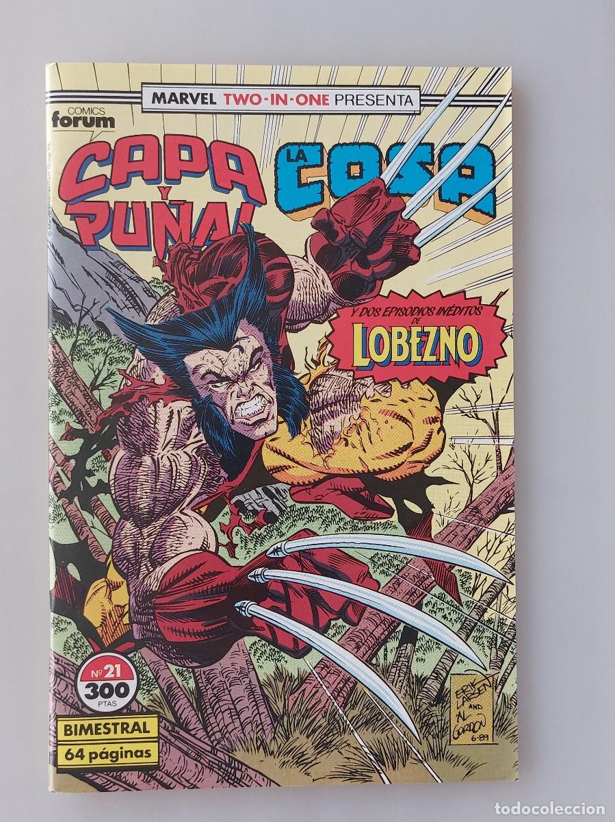 C&oacute;mics: MARVEL TWO-IN-ONE - N&ordm; 21 - CAPA Y PU&Ntilde;AL Y LA COSA - F&Oacute;RUM - Foto 1