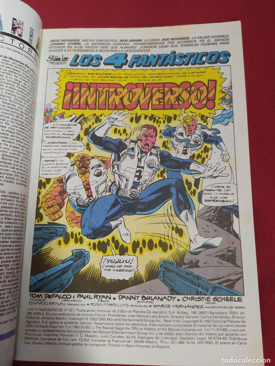 C&oacute;mics: Los 4 fant&aacute;sticos 121 forum 1992 - Foto 2