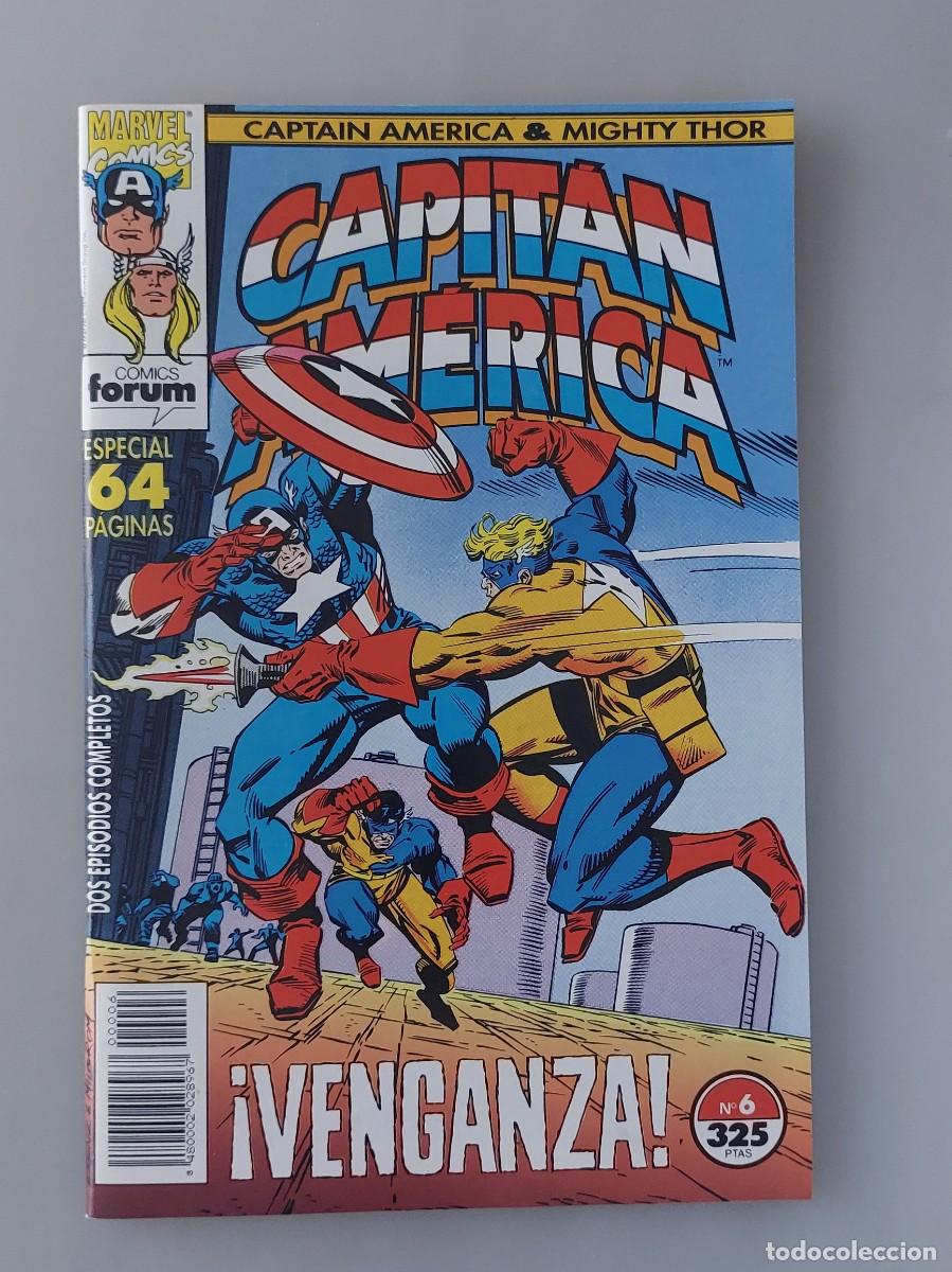 C&oacute;mics: Capit&aacute;n Am&eacute;rica & Thor El Poderoso Vol. 1 Num. 6 (Forum, 1993) - Foto 1