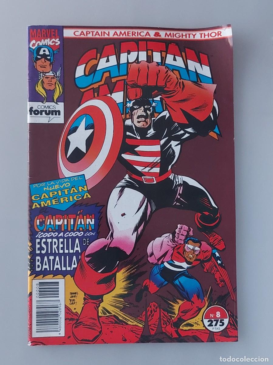 C&oacute;mics: Capit&aacute;n Am&eacute;rica & Thor El Poderoso Vol. 1 Num. 8 (Forum, 1993) - Foto 1