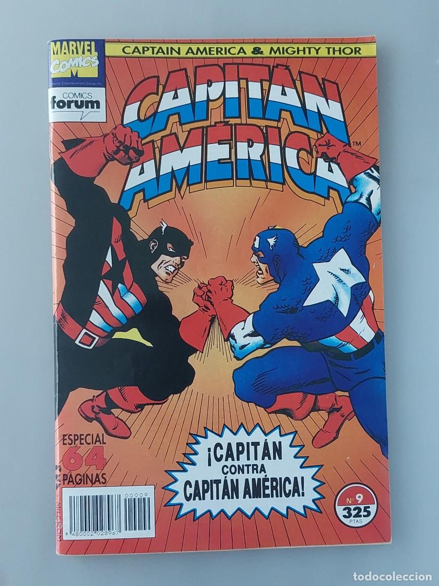 C&oacute;mics: Capit&aacute;n Am&eacute;rica & Thor El Poderoso Vol. 1 Num. 9 (Forum, 1993) - Foto 1