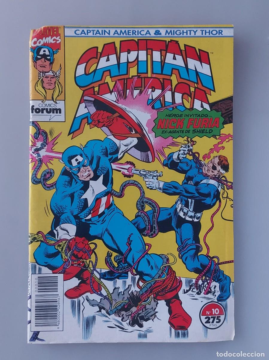 C&oacute;mics: Capit&aacute;n Am&eacute;rica & Thor El Poderoso Vol. 1 Num. 10 (Forum, 1993) - Foto 1
