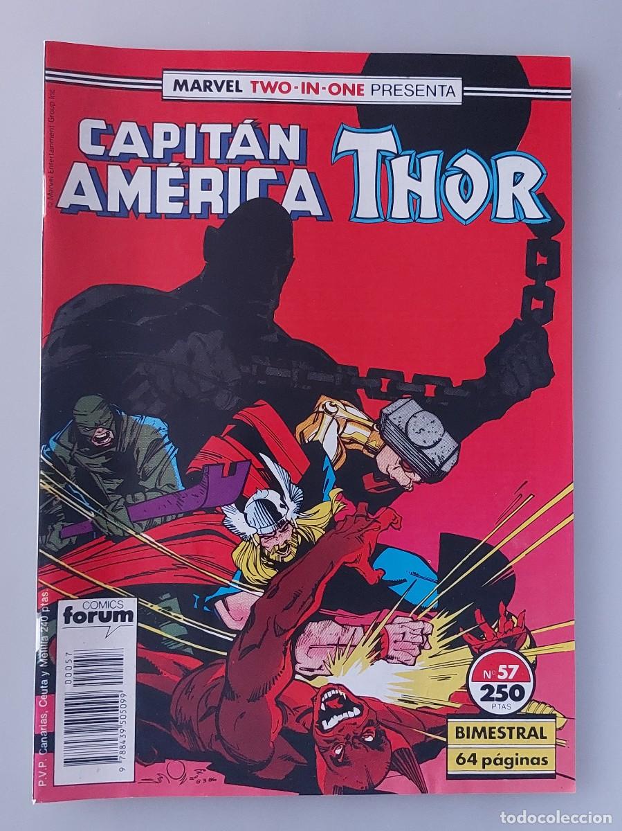 C&oacute;mics: Marvel Two-in-One: Capit&aacute;n Am&eacute;rica & Thor Num. 57 (Forum, 1989-1992) - Foto 1