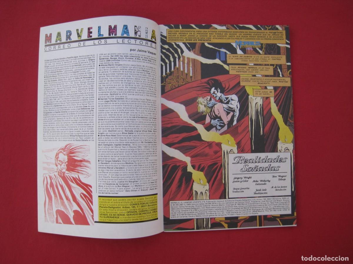 C&oacute;mics: MORBIUS,EL VAMPIRO VIVIENTE - N&ordm; 8 - FORUM. - Foto 6