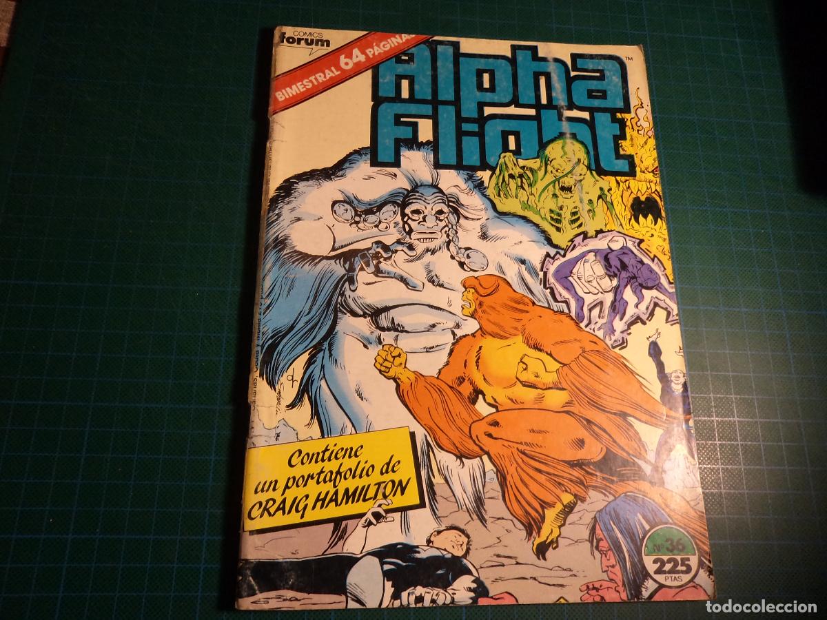 C&oacute;mics: Alpha Flight. N&ordm; 36. Forum. Procede de retapado. (Ref. 12-B) - Foto 1
