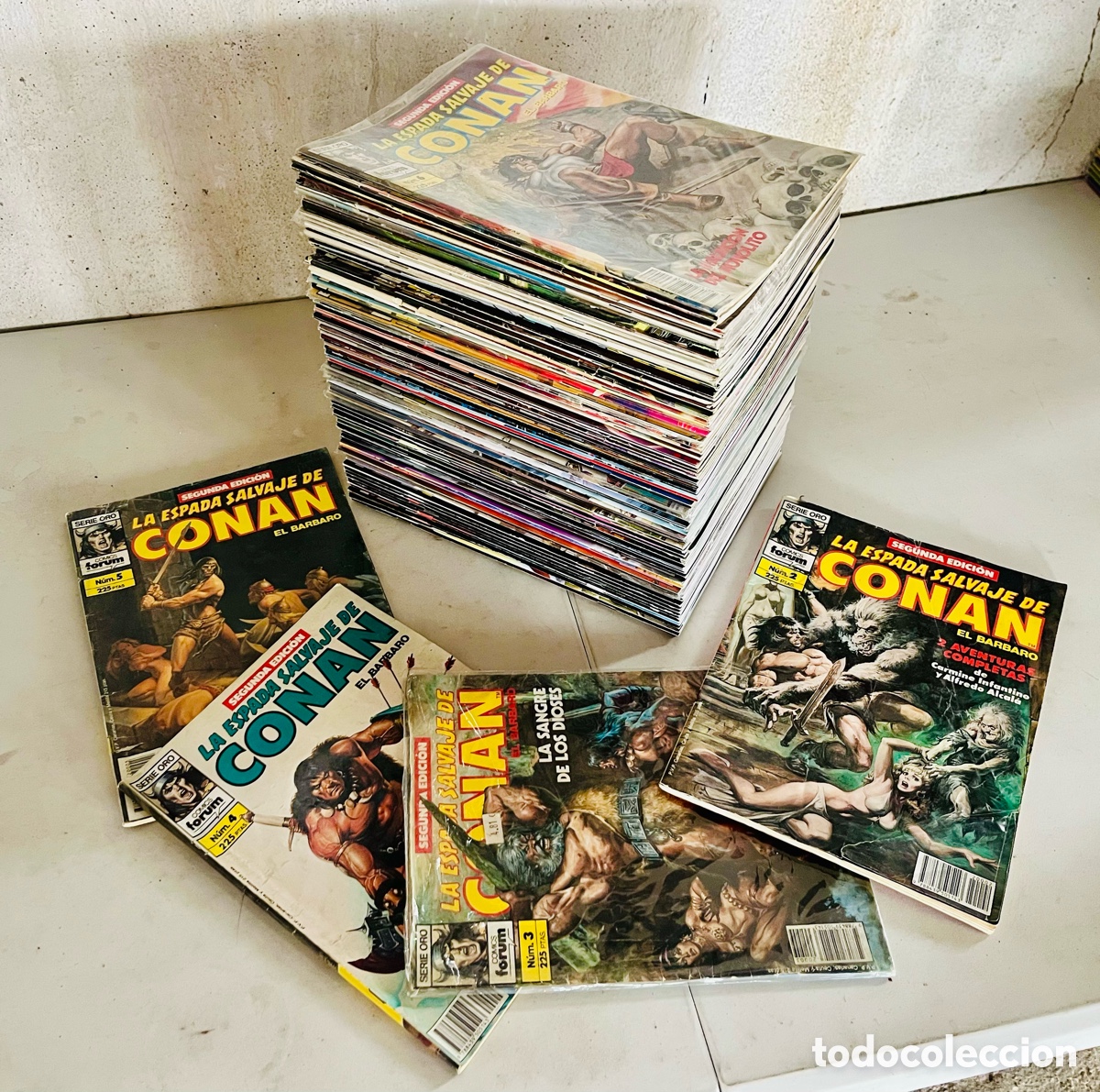 C&oacute;mics: COLECCI&Oacute;N LA ESPADA SALVAJE DE CONAN, 83 EJEMPLARES, (COMICS F&Oacute;RUM), EXCELENTES!!! - Foto 1