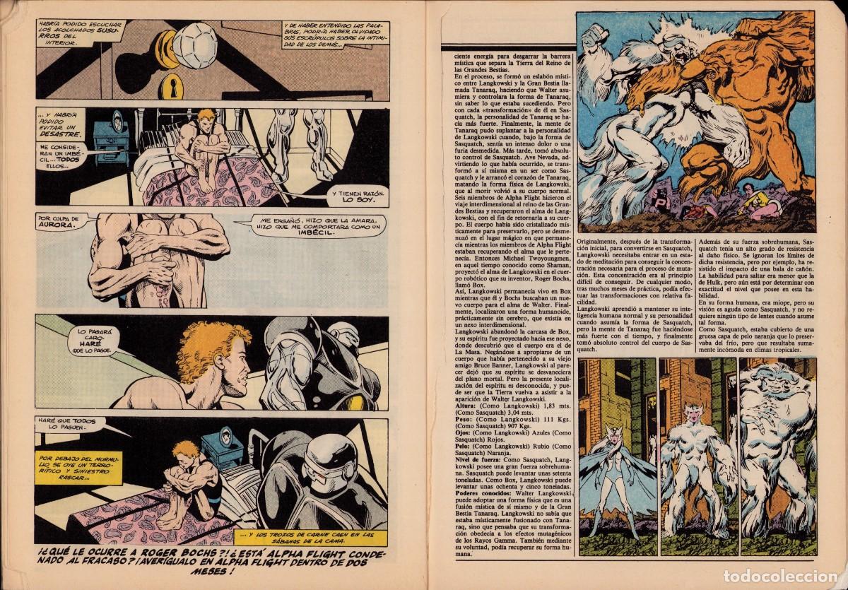 C&oacute;mics: Marvel Two-In-One N&ordm; 41 Presenta: Alpha Flight y La Masa - Comics Forum 1989 - Foto 5
