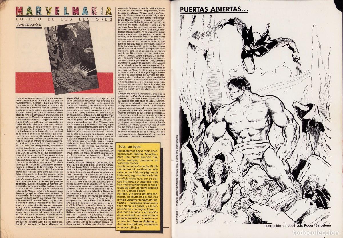 C&oacute;mics: Marvel Two-In-One N&ordm; 41 Presenta: Alpha Flight y La Masa - Comics Forum 1989 - Foto 8