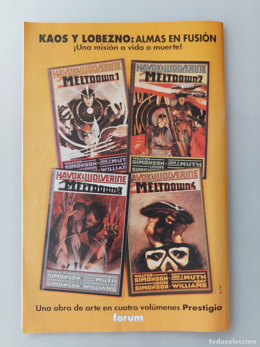 C&oacute;mics: X-Men Vol. 1, n.&ordm; 4 (Forum, 1992) - PRIMERA EDICI&Oacute;N - - Foto 2