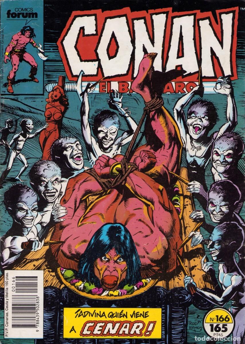 C&oacute;mics: Conan el B&aacute;rbado Vol. 1 N&ordm; 166 - Comics Forum 1990 - Foto 1