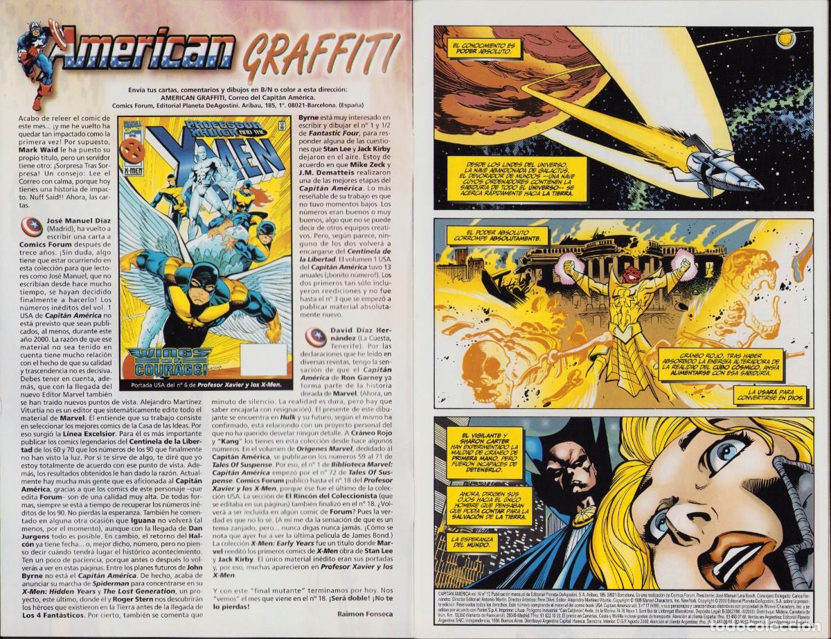 C&oacute;mics: Capit&aacute;n Am&eacute;rica Vol. IV N&ordm; 17 - Comics Forum 2000 - Foto 2