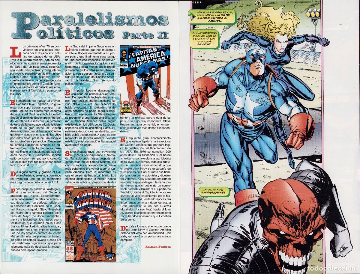 C&oacute;mics: Capit&aacute;n Am&eacute;rica Vol. III N&ordm; 3 - Comics Forum 1996 - Foto 2