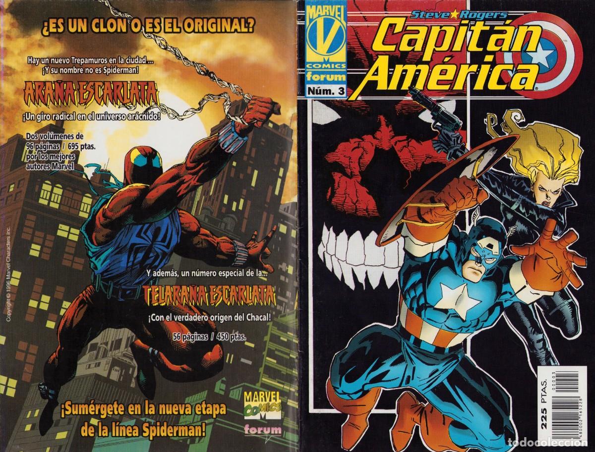 C&oacute;mics: Capit&aacute;n Am&eacute;rica Vol. III N&ordm; 3 - Comics Forum 1996 - Foto 6