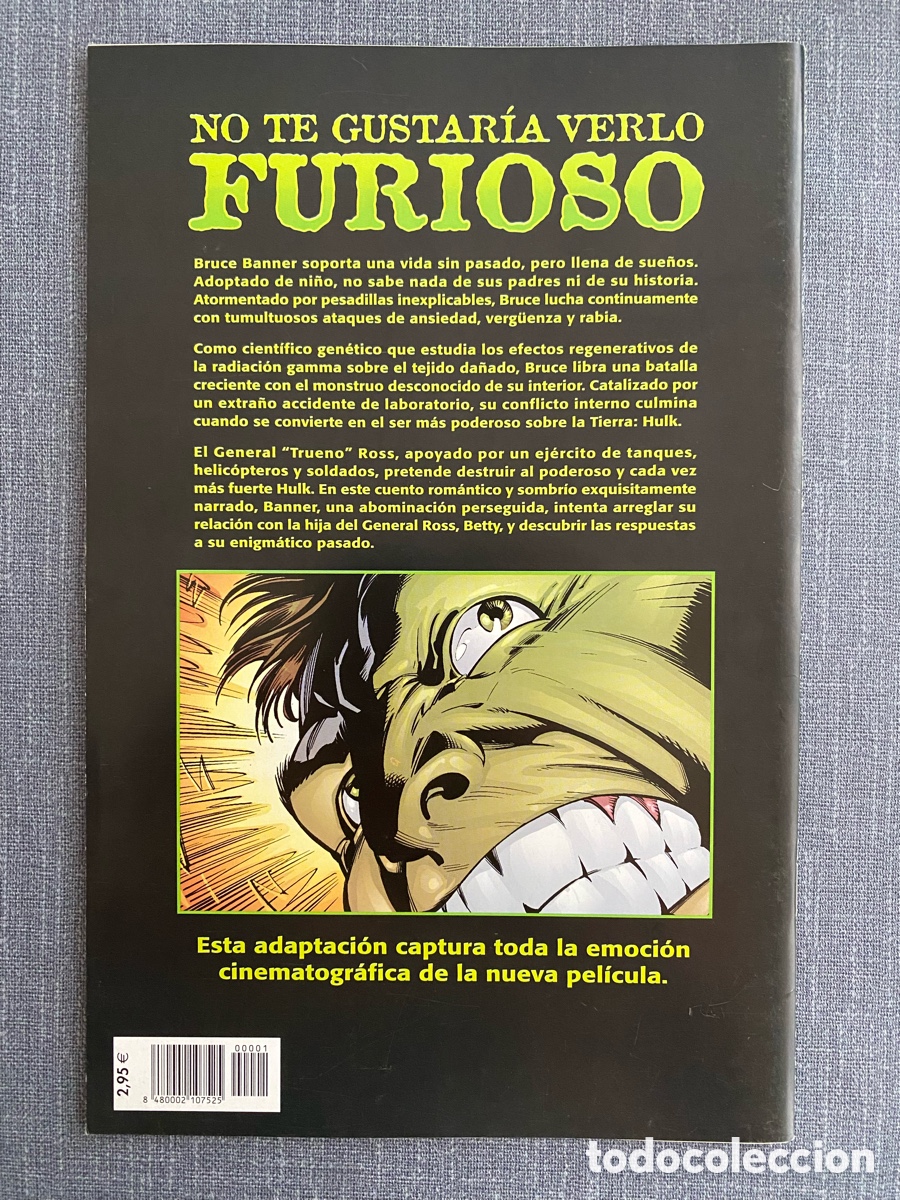 C&oacute;mics: Hulk. Adaptaci&oacute;n oficial de la pel&iacute;cula (2003) - Foto 2