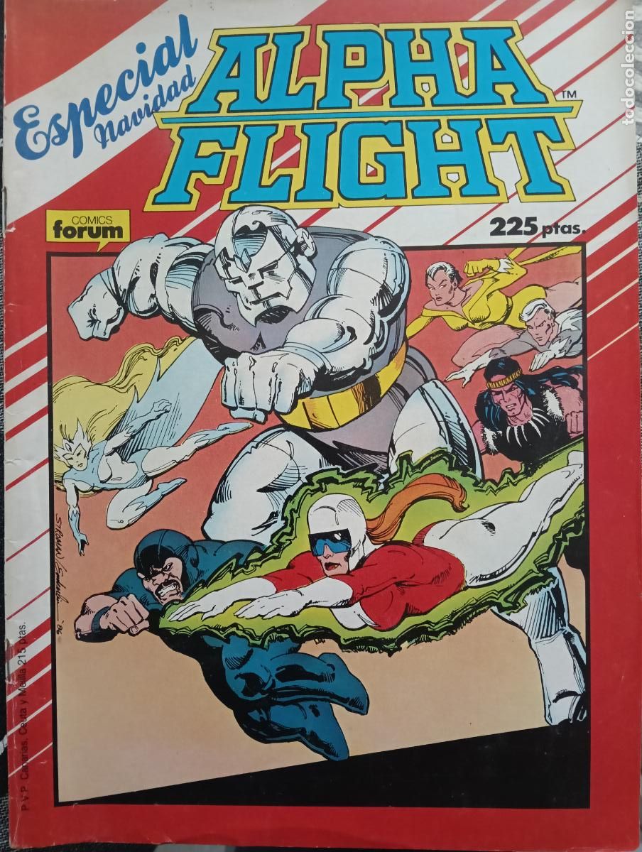 C&oacute;mics: ALPHA FLIGHT ESPECIAL NAVIDAD ,1989, ED. FORUM - Foto 1