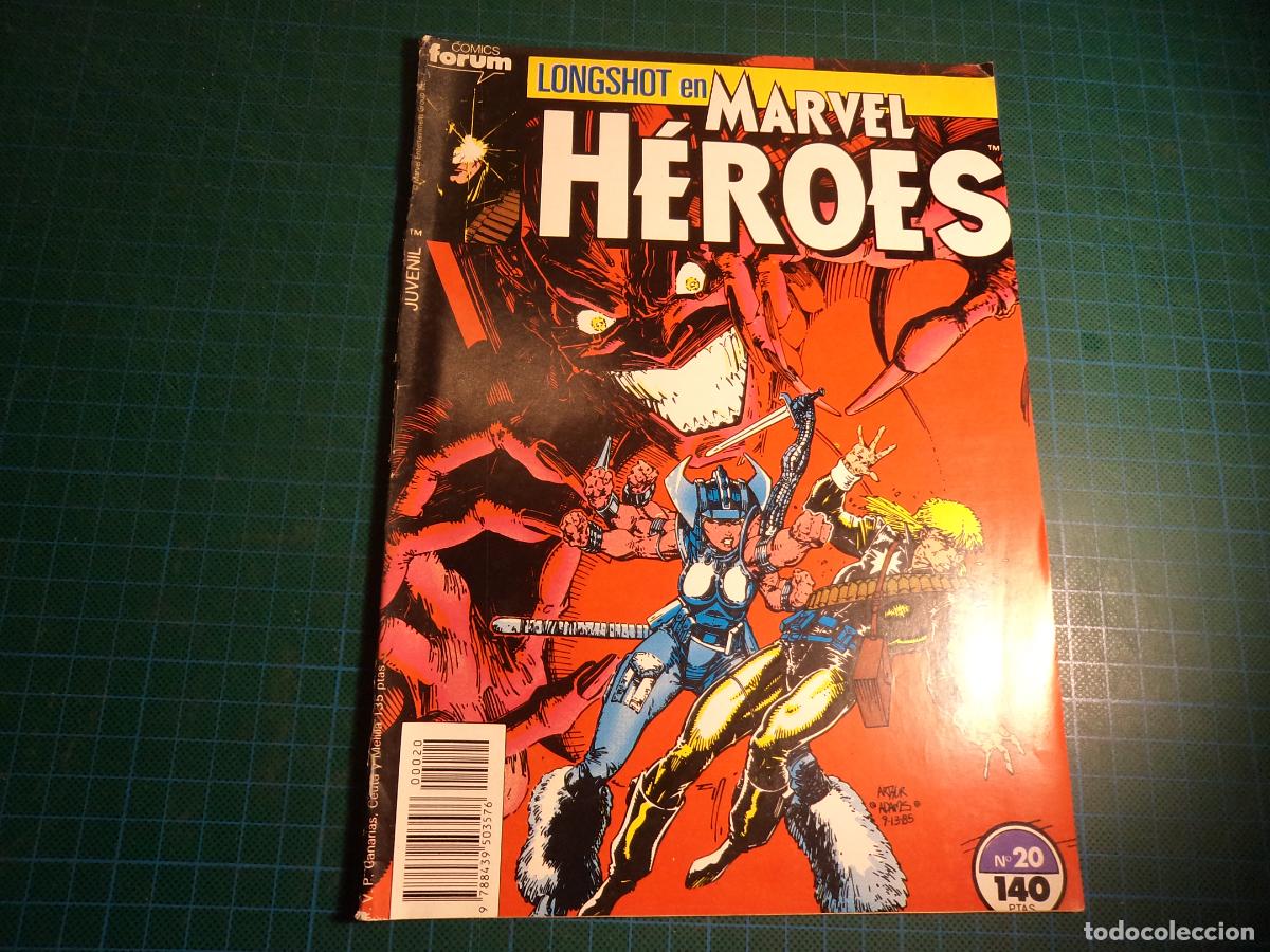 C&oacute;mics: Marvel Heroes. N&ordm; 20. Forum. Procede de retapado. (Ref. 11-B) - Foto 1