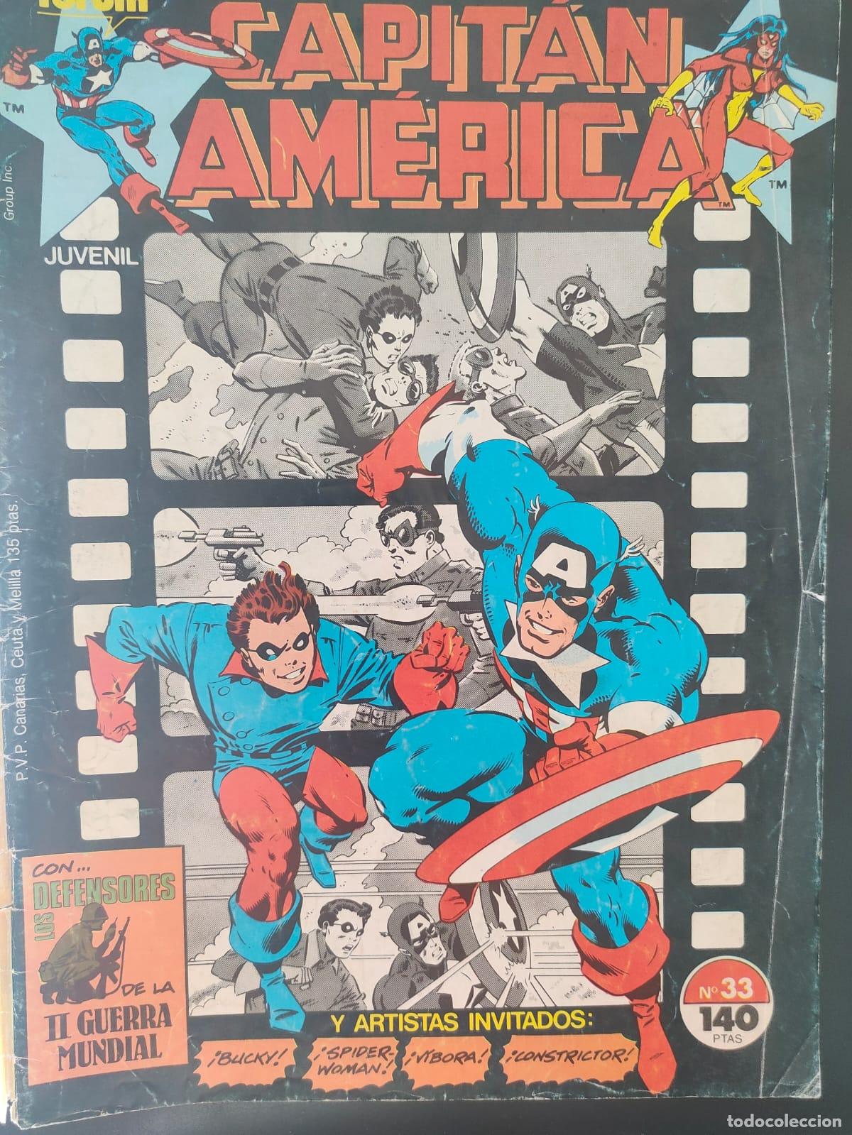 C&oacute;mics: CAPITAN AMERICA NUMERO 33 - Foto 1