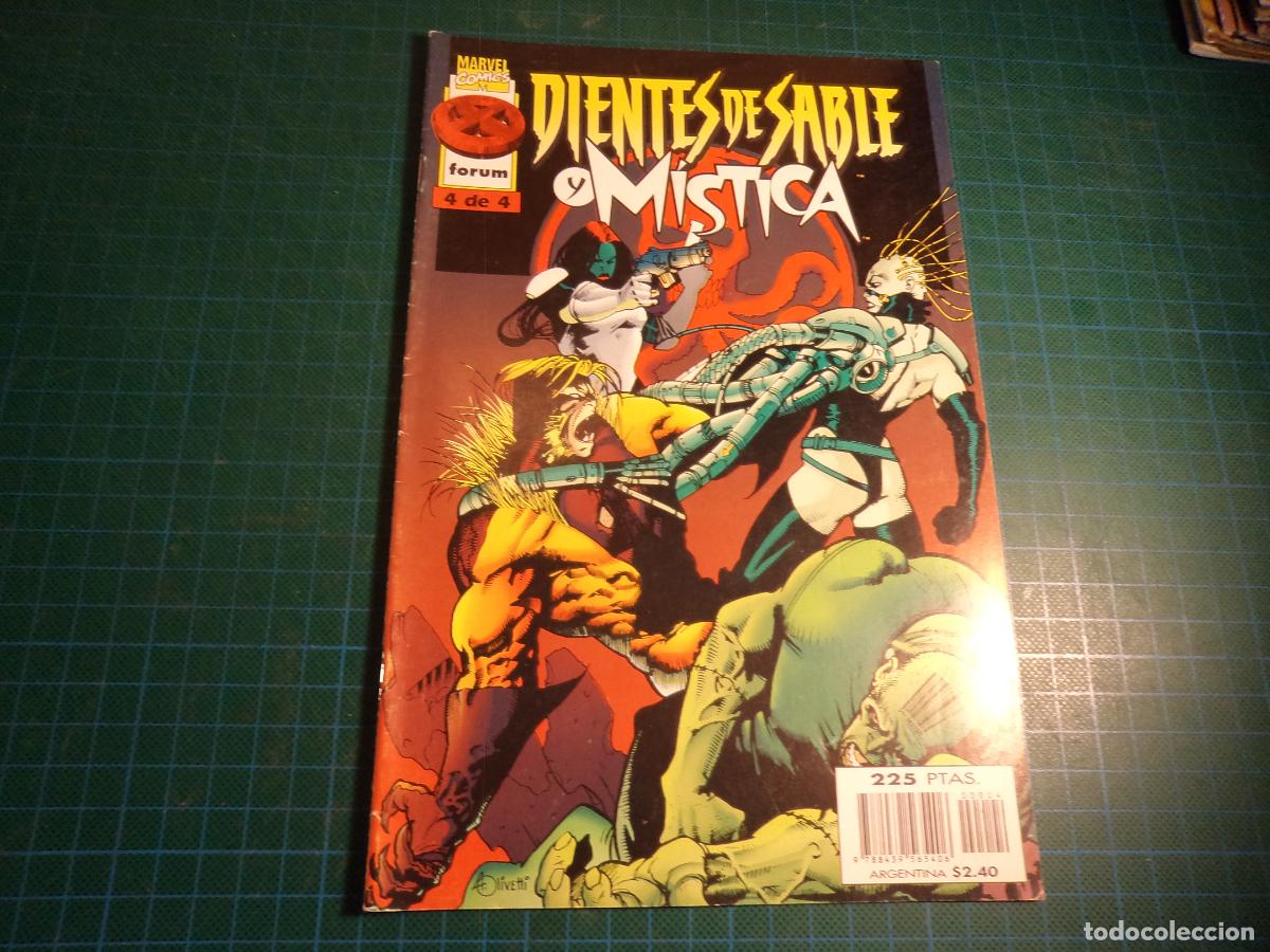 C&oacute;mics: Dientes de sable y Mistica. N&ordm; 4. Forum. (Ref. 11-B) - Foto 1