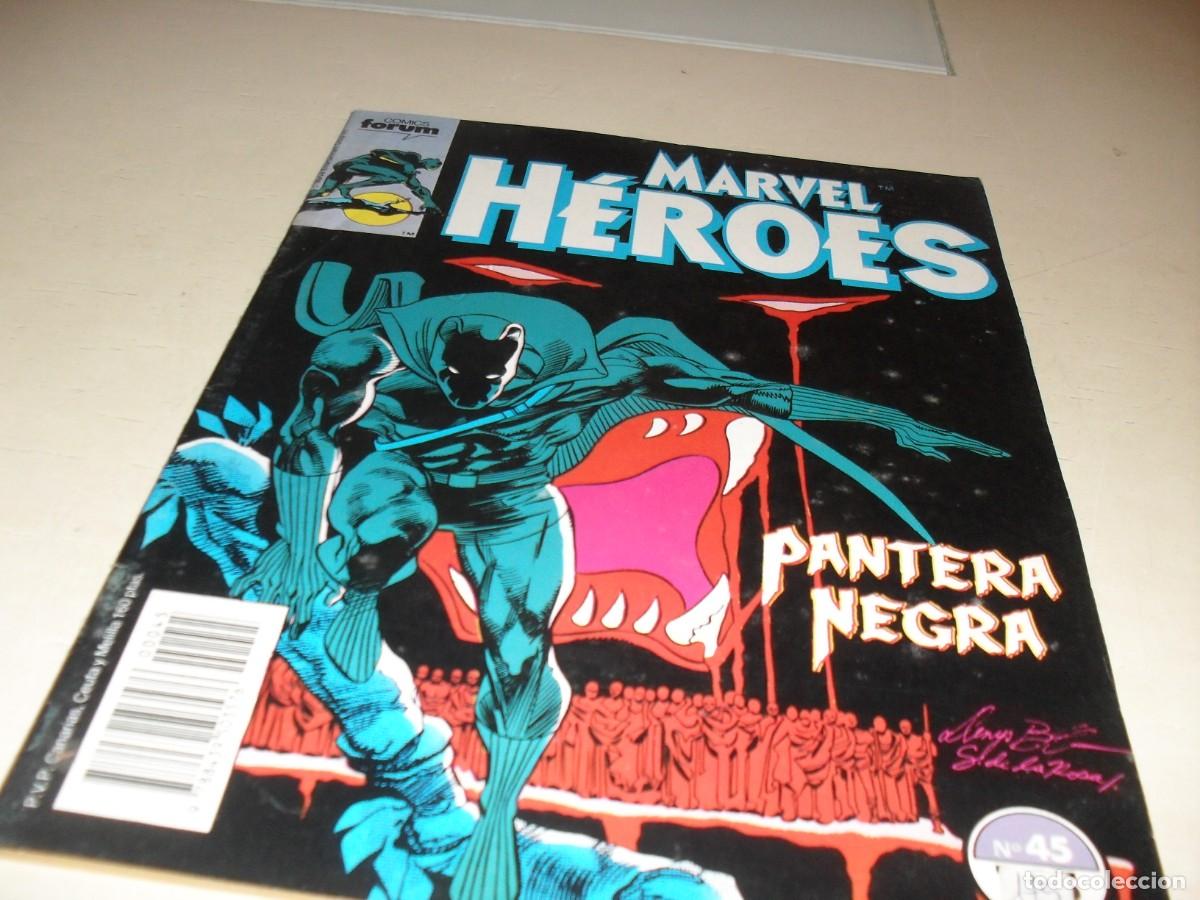 C&oacute;mics: MARVEL HEROES N&ordm;45 PANTERA NEGRA,(DE 84).FORUM,1987 - Foto 1