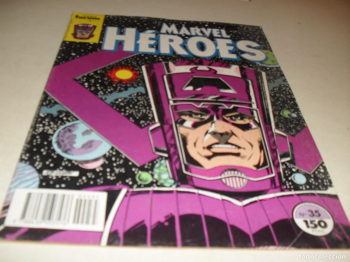 C&oacute;mics: MARVEL HEROES N&ordm; 35 GALACTUS,DE J KIRBY,SIN EL COMPLEMENTO,(DE 84).FORUM,1987 - Foto 1