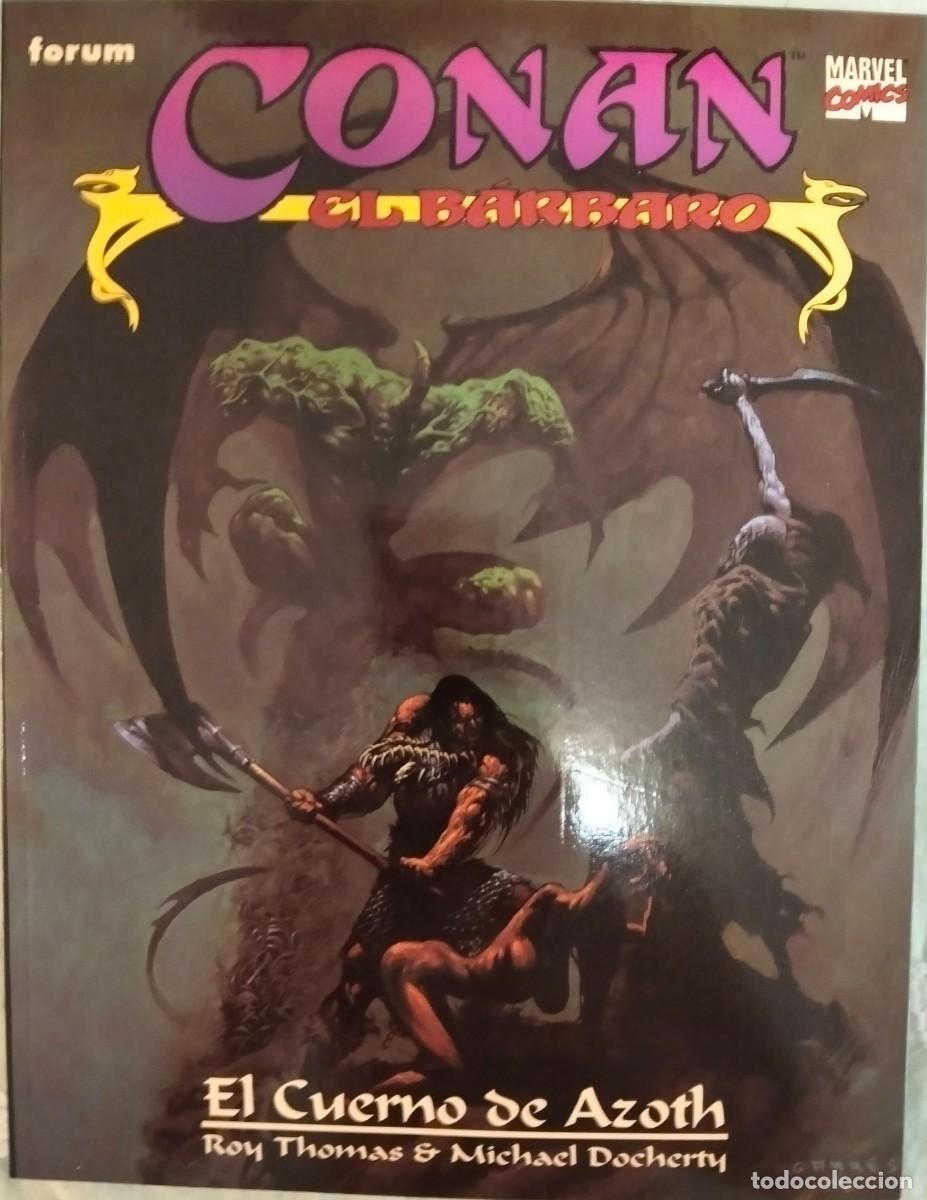 C&oacute;mics: CONAN EL B&Aacute;RBARO: EL CUERNO DE AZOTH. EDICIONES FORUM - Foto 1