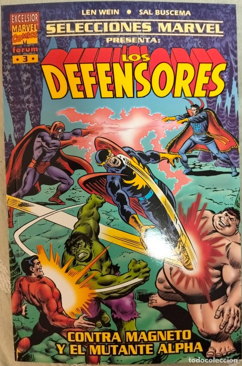 C&oacute;mics: LOS DEFENSORES. SELECCIONES MARVEL N&ordm; 3. EDICIONES FORUM (R&uacute;stica) - Foto 1