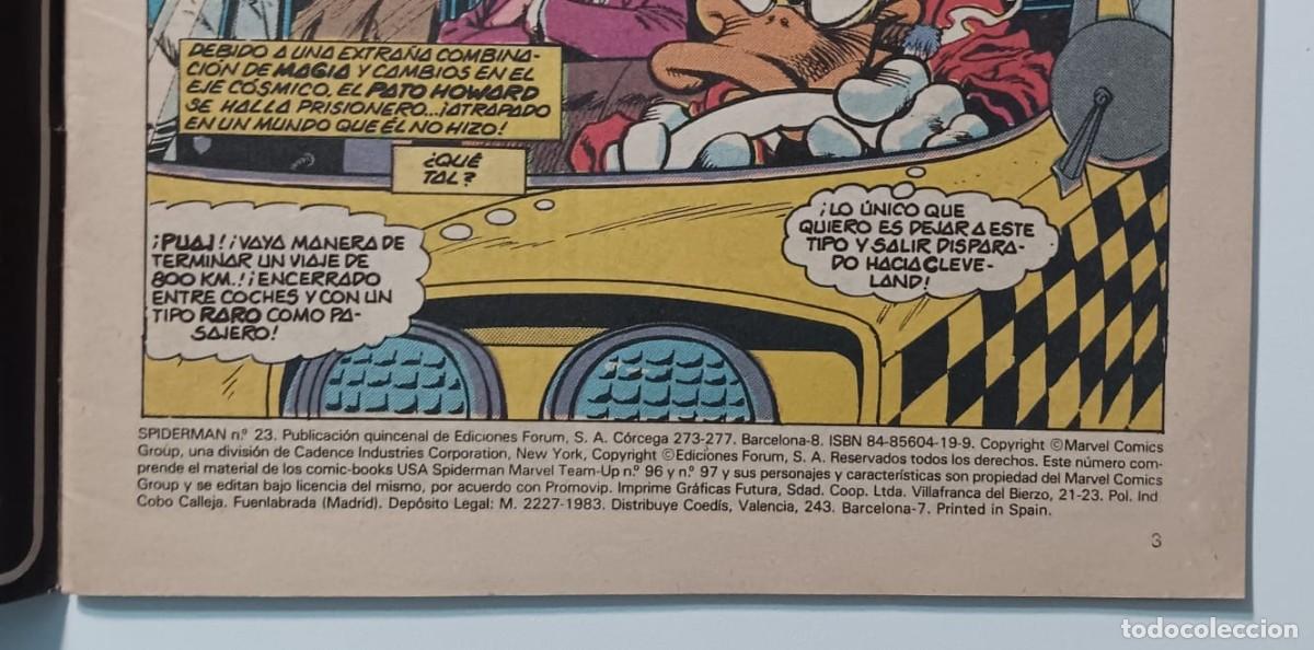 C&oacute;mics: COMIC SPIDERMAN NUMERO 23 VOL 1 FORUM A&Ntilde;O 1983 - Foto 4