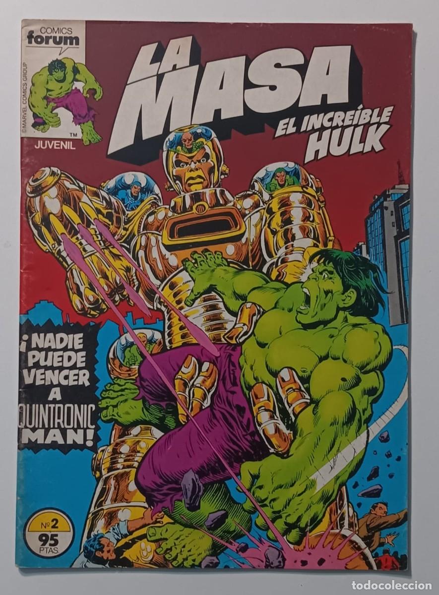 C&oacute;mics: COMIC LA MASA EL INCREIBLE HULK NUMERO 2 VOL 1 FORUM A&Ntilde;O 1983 - Foto 1