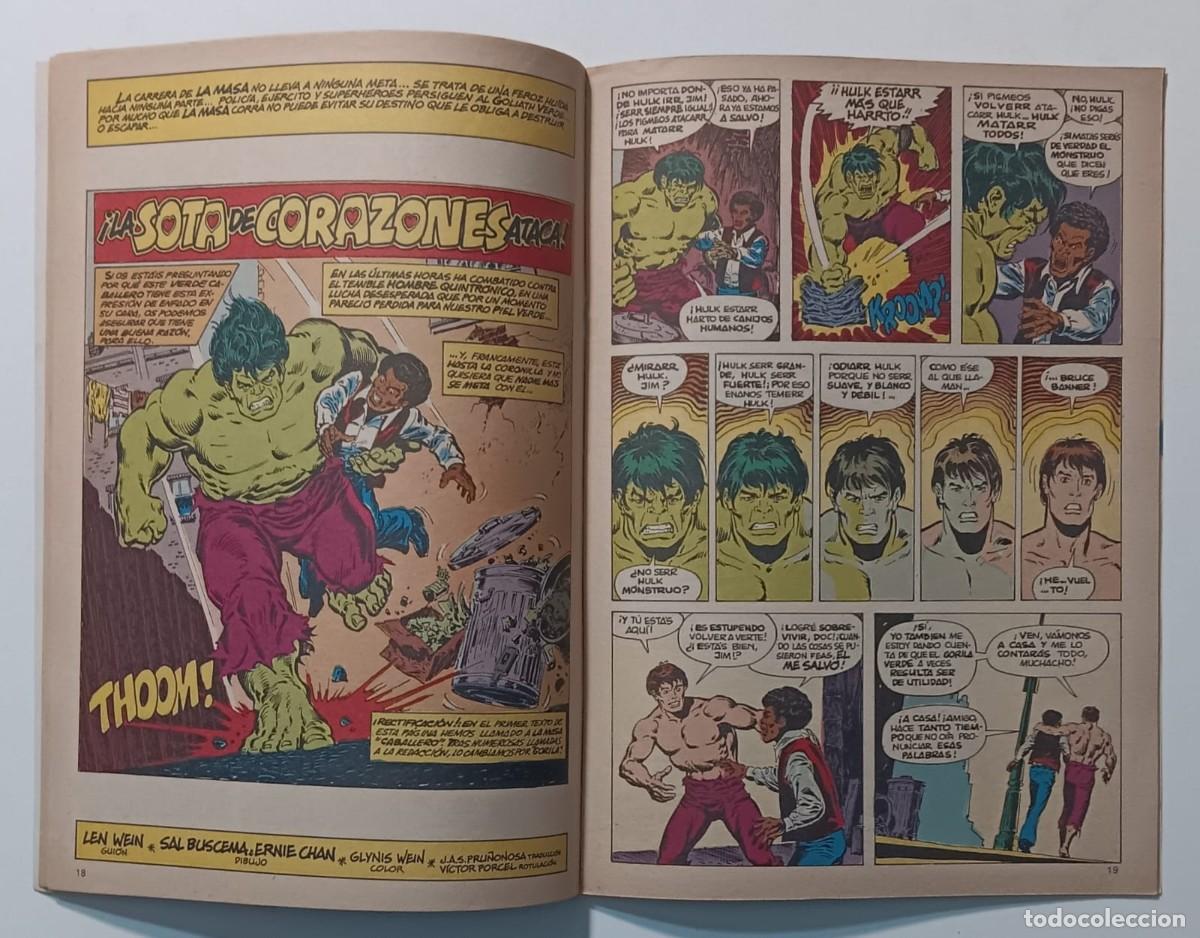 C&oacute;mics: COMIC LA MASA EL INCREIBLE HULK NUMERO 2 VOL 1 FORUM A&Ntilde;O 1983 - Foto 4