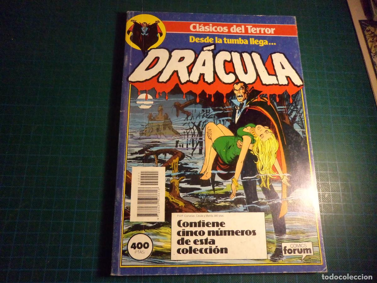C&oacute;mics: Clasicos del terror. Dracula. Retapado con los 5 primeros numeros. Forum. - Foto 1