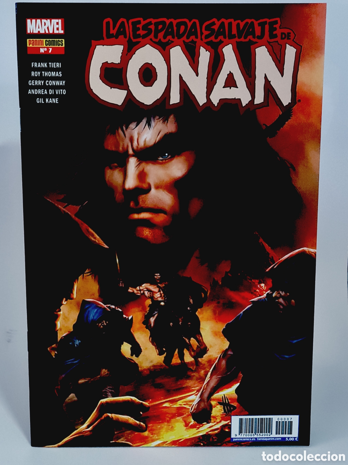 C&oacute;mics: C&Oacute;MIC DE KIOSCO LA ESPADA SALVAJE DE CONAN 7 PANINI MARVEL GRAPA MAYO 20 - Foto 1
