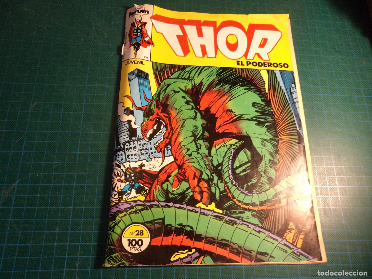 C&oacute;mics: Thor. N&ordm; 28. Forum. Portada suelta de una grapa. (Ref. 7-B) - Foto 1
